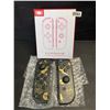 Image 2 : 1 Set of Gold/Black Pikachu Pokemon Design Joycon Controllers for Nintendo Switch - New