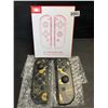 Image 2 : 1 Set of Gold/Black Pikachu Pokemon Design Joycon Controllers for Nintendo Switch - New