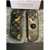 Image 4 : 1 Set of Gold/Black Pikachu Pokemon Design Joycon Controllers for Nintendo Switch - New