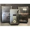 Image 2 : 2 Feiyen Men's Minimalist Metal Wallets with Money Clip - Black - New