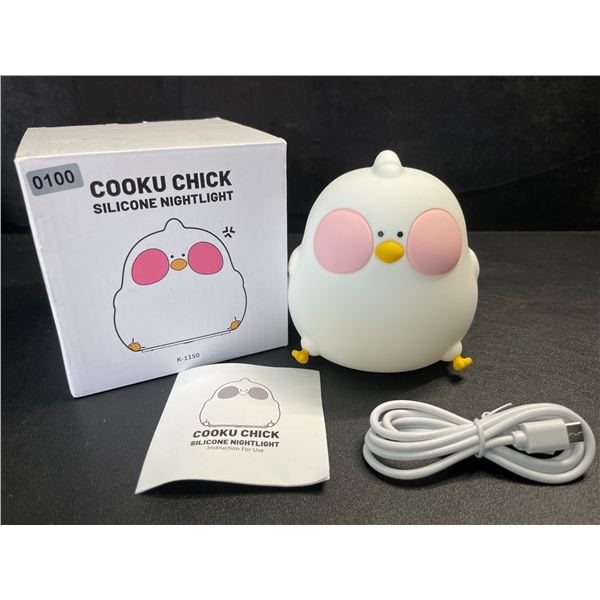 1 Cooku Chick Light-Up Silicone Night Light - New