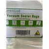 Image 6 : 200-Pack of Vacuum Sealer Food Storage Bags - 11" x 16" Size - New