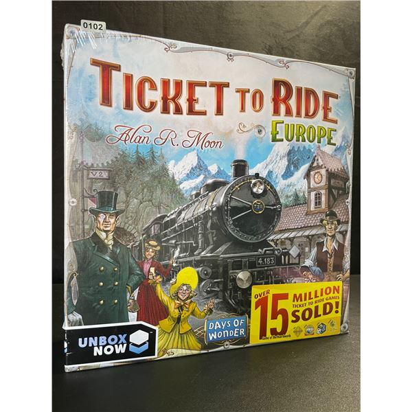 1 Ticket to Ride: Europe - A Family Board Game by Days of Wonder (2-5 Players) - New Sealed!