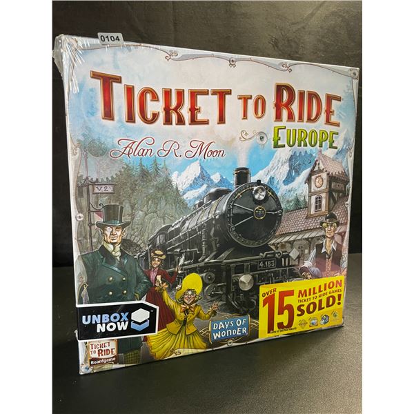1 Ticket to Ride: Europe - A Family Board Game by Days of Wonder (2-5 Players) - New Sealed!