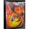 Image 1 : 1 Leather Premium Pokemon Card Storage Binder; Charizard Design - Holds 400 Cards - New