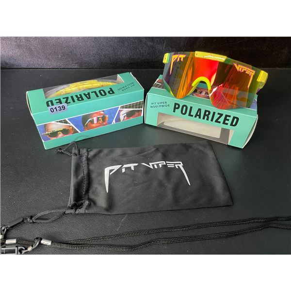 2 Pairs of Kids/Youth Pit Viper Polarized Sunglasses (For Ages 2-6yrs) - New