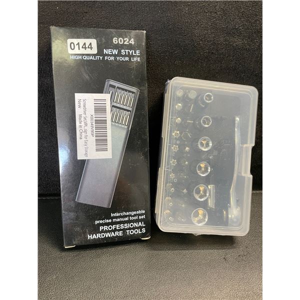 2 Precision Screwdriver Tool Sets - Brand New