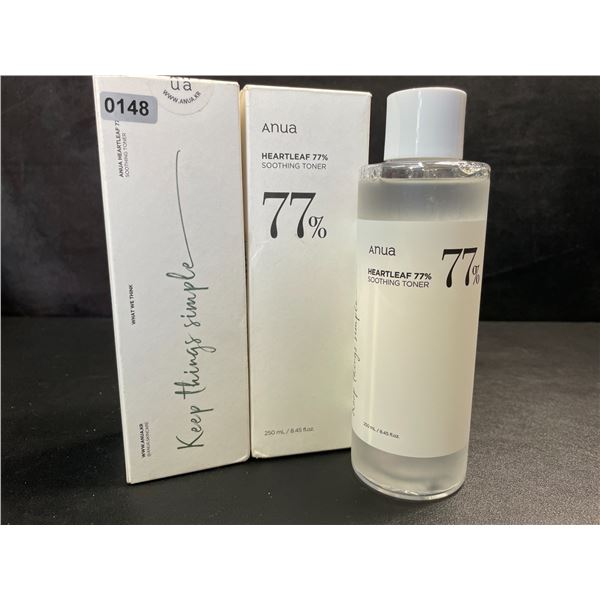 2 Anua Heartleaf 77% Soothing Toners - 250ml - Calms Irritated/Sensitive/Acne-Prone Skin - New