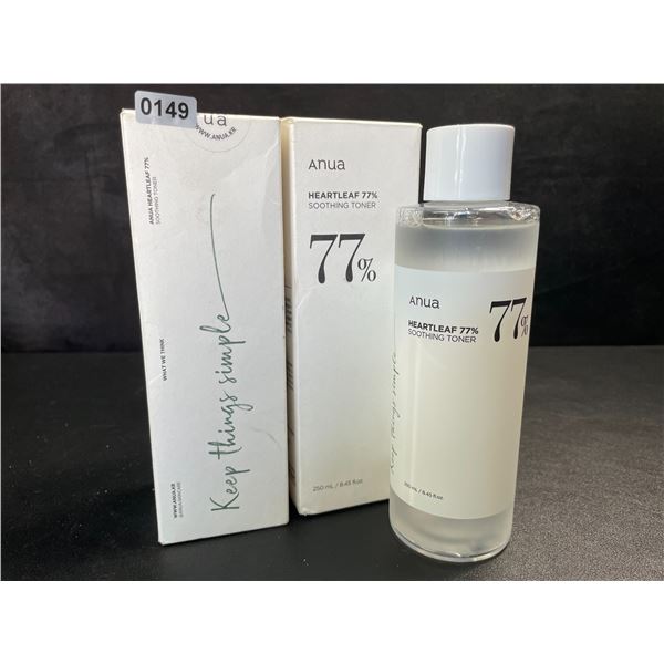 2 Anua Heartleaf 77% Soothing Toners - 250ml - Calms Irritated/Sensitive/Acne-Prone Skin - New