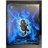 Image 3 : 1 Leather Premium Pokemon Card Storage Binder; Charizard/Squirtle Design - Holds 400 Cards - New