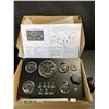 Image 2 : 1 Boat Gauge Cluster Set - 12V/24V 5-Gauge Set w/ LCD Display - Brand New