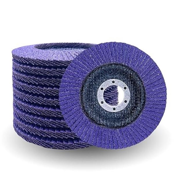 10-Pack of Grinding Wheels/Flap Sanding Discs - 4 1/2" Size - New