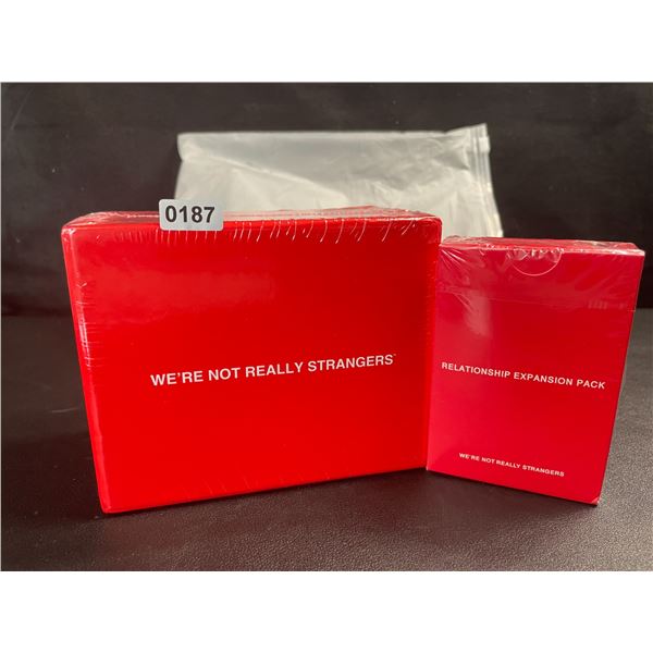 1 "We're Not Really Strangers" Card Game with Relationship Card Expansion Pack - New Sealed
