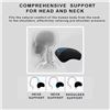 Image 6 : 2 Tesla Car Headrest Memory Foam Ergonomic Neck Pillows - Compatible w/ Tesla S/X/3/Y - New