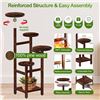 Image 7 : 1 5-Tier Wooden Plant Stand for Indoors; Tall Plant Stand (32.9" Height) - New in Box (Assembly Req)