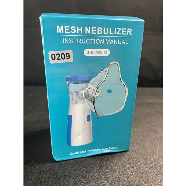 1 Portable Mesh Nebulizer Breathing Aid Device for Asthmatics - New