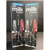 Image 1 : 2 PowerLix Professional Handheld Electric Milk Frothers - Brand New