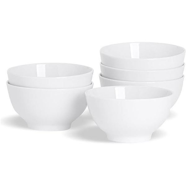 6-Pack Box of Argon Tableware Rice Bowls - 13cm Bowls - New in Box