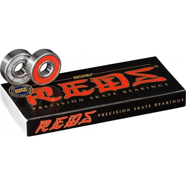 2 Packs of Bones Red Precision Skateboard Bearings (8 Each) - New