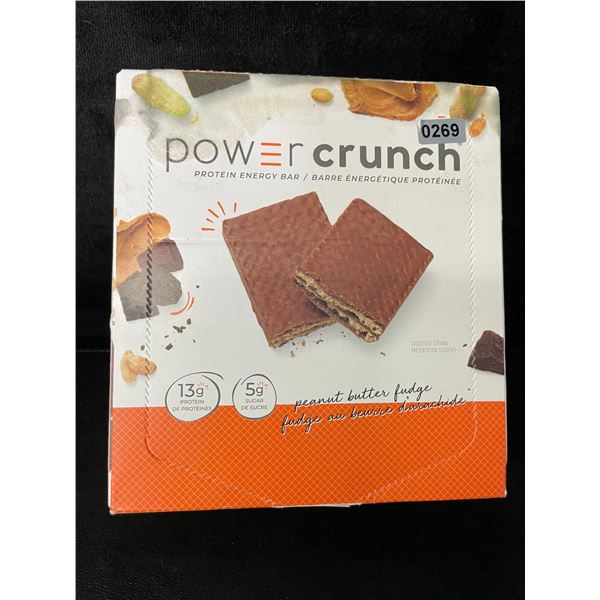 1 Box of Power Crunch Protein Energy Bars - Peanut Butter Fudge (12 Count) - New