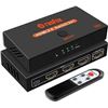 Image 1 : 1 Rasfox 3-Port HDMI Switcher with Remote - Connect 3 HD Devices to 1 HDMI Port - New