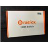 Image 4 : 1 Rasfox 3-Port HDMI Switcher with Remote - Connect 3 HD Devices to 1 HDMI Port - New