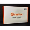 Image 4 : 1 Rasfox 3-Port HDMI Switcher with Remote - Connect 3 HD Devices to 1 HDMI Port - New