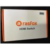 Image 4 : 1 Rasfox 3-Port HDMI Switcher with Remote - Connect 3 HD Devices to 1 HDMI Port - New