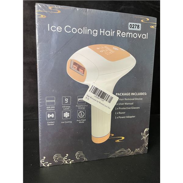 1 Ice-Cooling IPL At-Home Laser Hair Removal Device; 9 Energy Levels; Painless - New Sealed!