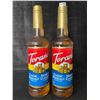 Image 1 : 2 Torani Classic Hazelnut Naturally Flavored Syrups; 750ml Each - BB: FEB 01/2027 - New