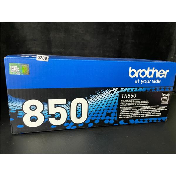 1 Brother Genuine TN850 Toner Printer Cartridge - Brand New Sealed!