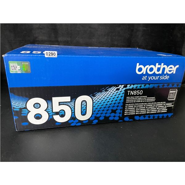1 Brother Genuine TN850 Toner Printer Cartridge - Brand New Sealed!