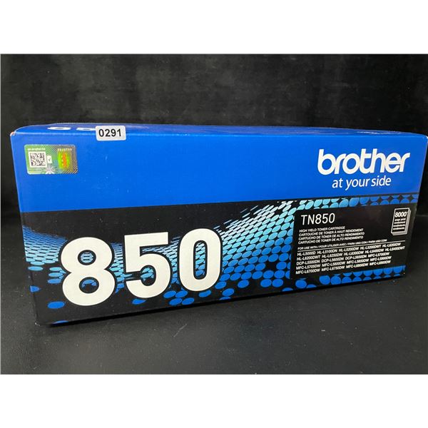 1 Brother Genuine TN850 Toner Printer Cartridge - Brand New Sealed!