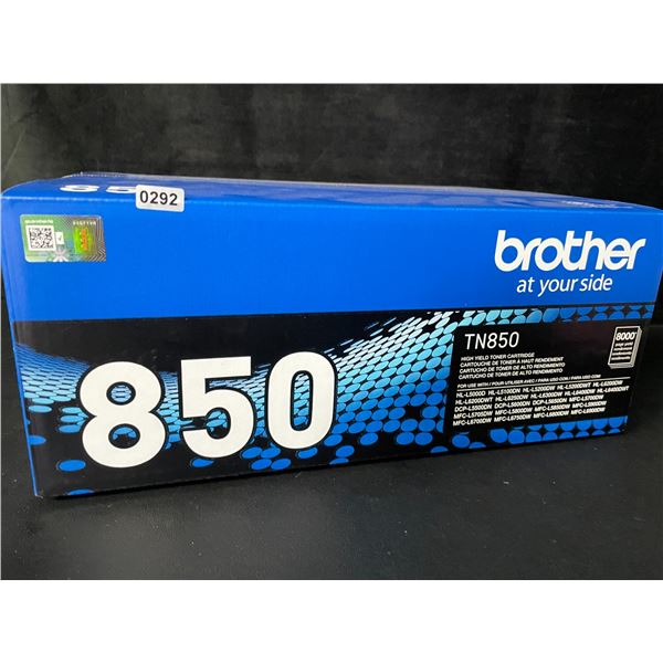1 Brother Genuine TN850 Toner Printer Cartridge - Brand New Sealed!