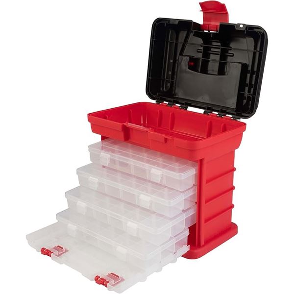 1 Stalwart Portable Tool Box/Tool Organizer with Drawers - Great for Tools/Tackle/Crafts, etc.
