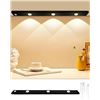 Image 1 : 2 LED Under Cabinet Motion Sensor Light Bars - 15.7inch Size; Dimmable/Rechargeable - NEW