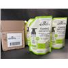 Image 1 : 1 Case of J.R. Watkins Foaming Hand Soap Refills; Aloe & Green Tea - 3 x 828ml Refills - New