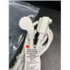 Image 4 : Firmerst 2-Pack of 3FT Extension Cords with Flat Plugs -White - 14AWG - Brand New!