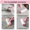 Image 5 : 3 Extra-Sticky Lint Roller Sets/Pet Hair Removers with 4 Refills - New