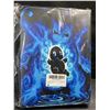 Image 3 : 1 Leather Premium Pokemon Card Storage Binder; Charizard/Squirtle Design - Holds 400 Cards - New