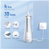 Image 6 : 1 Portable Cordless Water Flosser/Oral Irrigator Kit for Cleaning Teeth (Model: TH2D4) - New