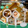 Image 4 : 1 Magnifying Lens with LED Light and Tabletop Stand - USB-C Rechargeable Design - New