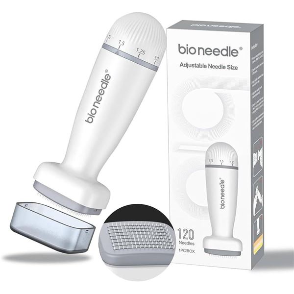 2 Bio Needle Derma Stamp Micro Needling Tools for Stimulating Hair Growth - New Sealed