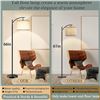 Image 7 : 1 Smart App-Control LED Floor Lamp - RGB Wifi Dimmable Arc Floor Lamp - 66" Tall - New in Box!