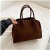 Image 1 : 1 Women's Brown Suede Tote Bag/Handbag Purse - 14" x 10" Size - Brand New