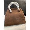 Image 2 : 1 Women's Brown Suede Tote Bag/Handbag Purse - 14" x 10" Size - Brand New