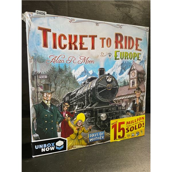 1 Ticket to Ride: Europe - A Family Board Game by Days of Wonder (2-5 Players) - New Sealed!