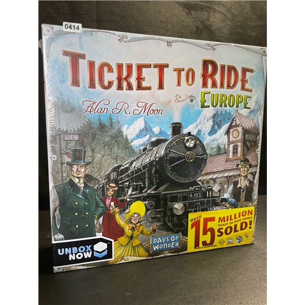 1 Ticket to Ride: Europe - A Family Board Game by Days of Wonder (2-5 Players) - New Sealed!