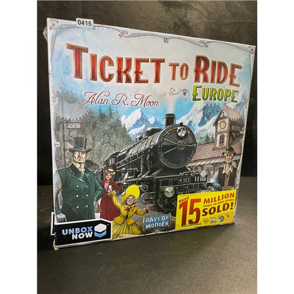 1 Ticket to Ride: Europe - A Family Board Game by Days of Wonder (2-5 Players) - New Sealed!