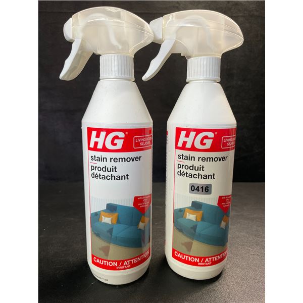 2 Bottles of HG Stain Remover for Carpets/Rugs, Carpets, Upholstery - 500ml - New